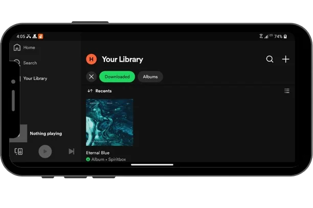 Downloaded Folder of spotify apk