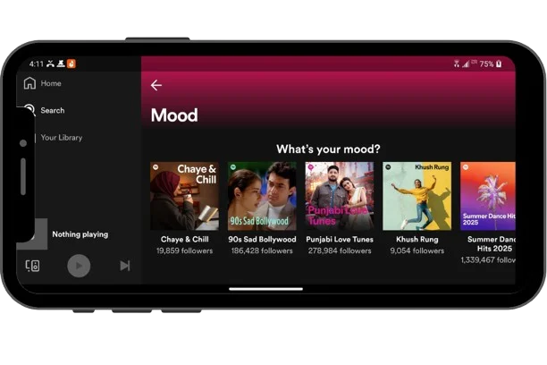 Radio mode of spotify